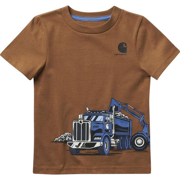 Carhartt Toddlers Short Sleeve Dump Truck Wrap Tee Shirt