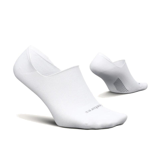 Feetures Womens Everyday No Show Ultra Light Socks White