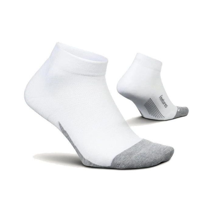 Feetures Elite Max Cushion Low Cut Socks White