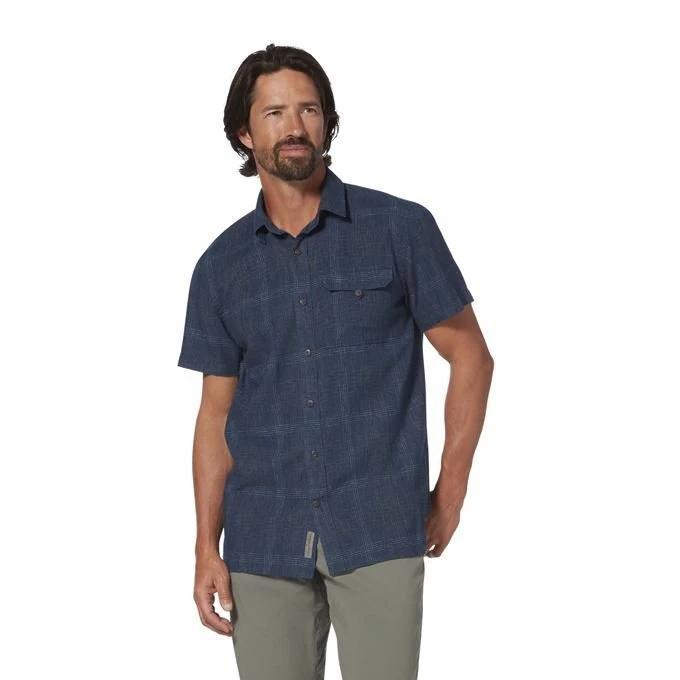 Royal Robbins Mens Hempline Spaced Short Sleeve Shirt