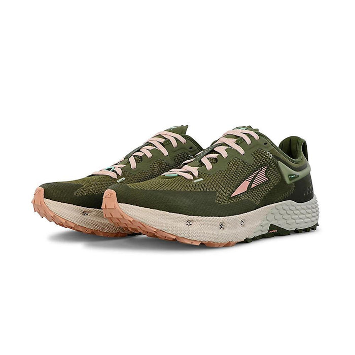 Altra Womens Timp 4 Trail Running Shoe in Dusty Olive