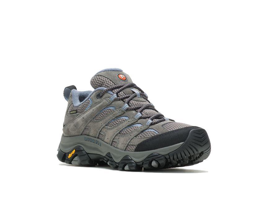 Merrell Womens Moab 3 Waterproof Hiking Shoe in Granite