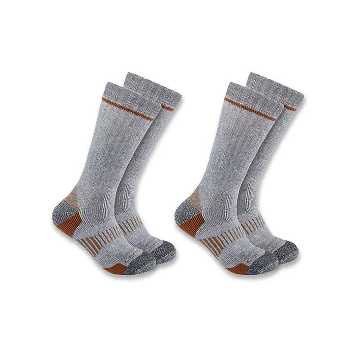 Carhartt Midweight Polyester Wool Blend Boot Socks 2Pair Pack