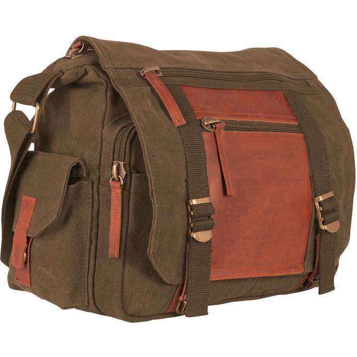 Men's Deluxe Concealed Carry Messenger Bag
