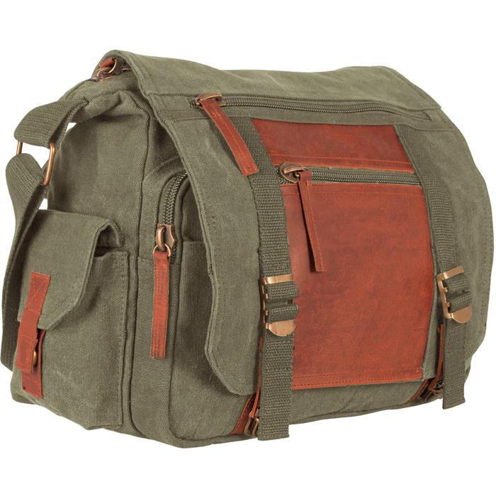 Men's Deluxe Concealed Carry Messenger Bag