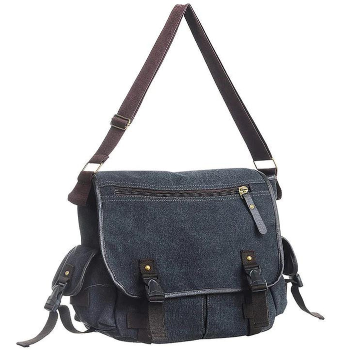 Mad Man Canvas Messenger Bag