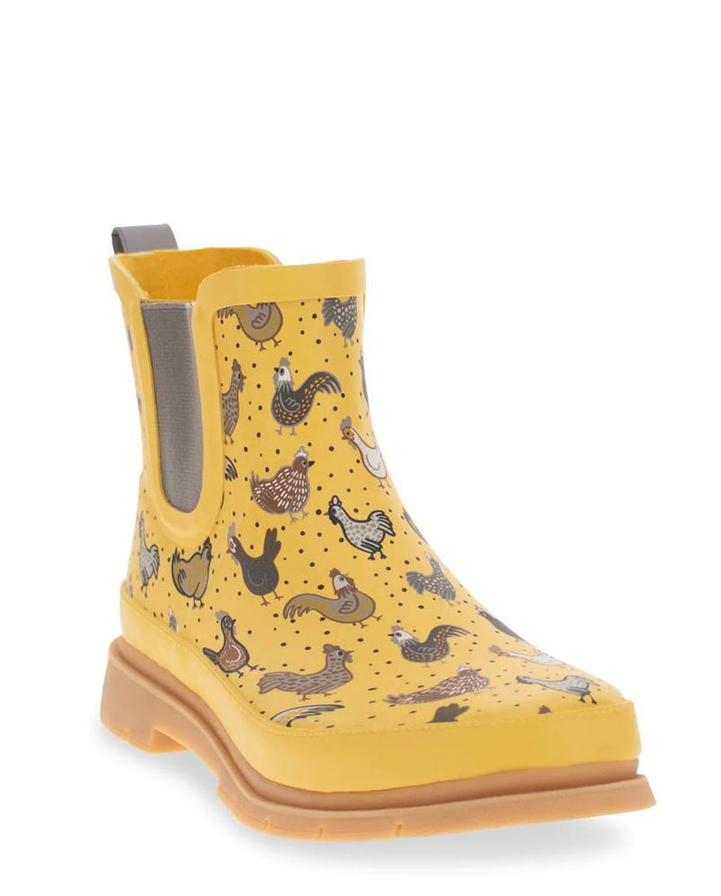 Women's Hen Frenzy Chelsea Rainboots | Yellow