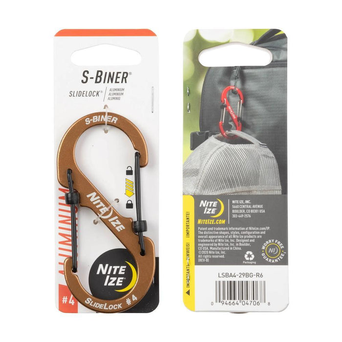 NiteIze SBiner Slidelock Aluminum Carabiner