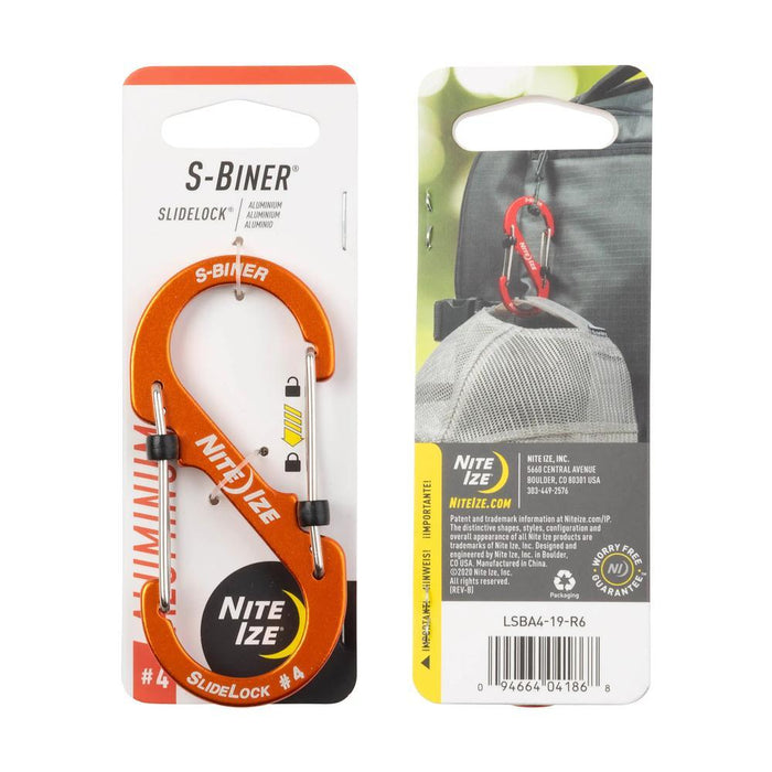 NiteIze SBiner Slidelock Aluminum Carabiner