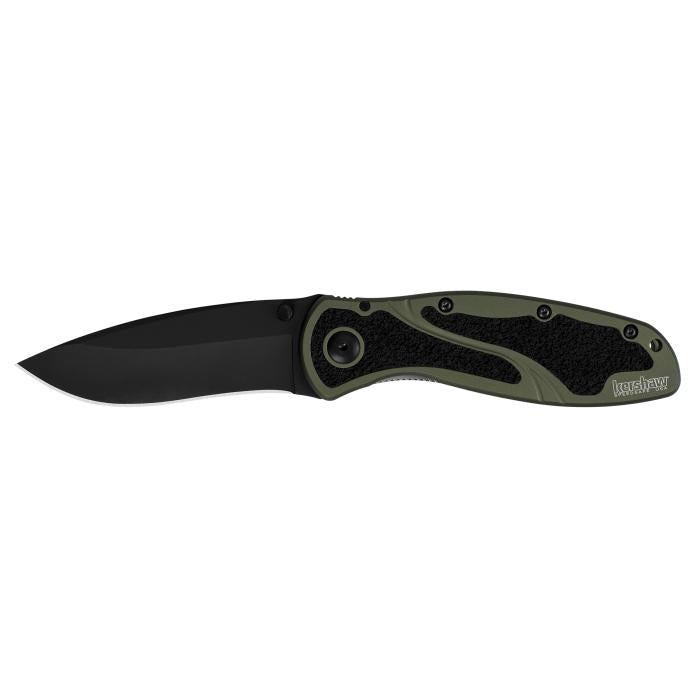 Kershaw Blur Knife Olive and Black