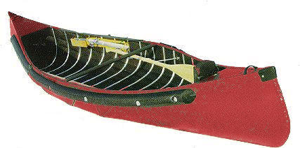 Radisson 12ft Pointed Canoe with Foam Seats | Red