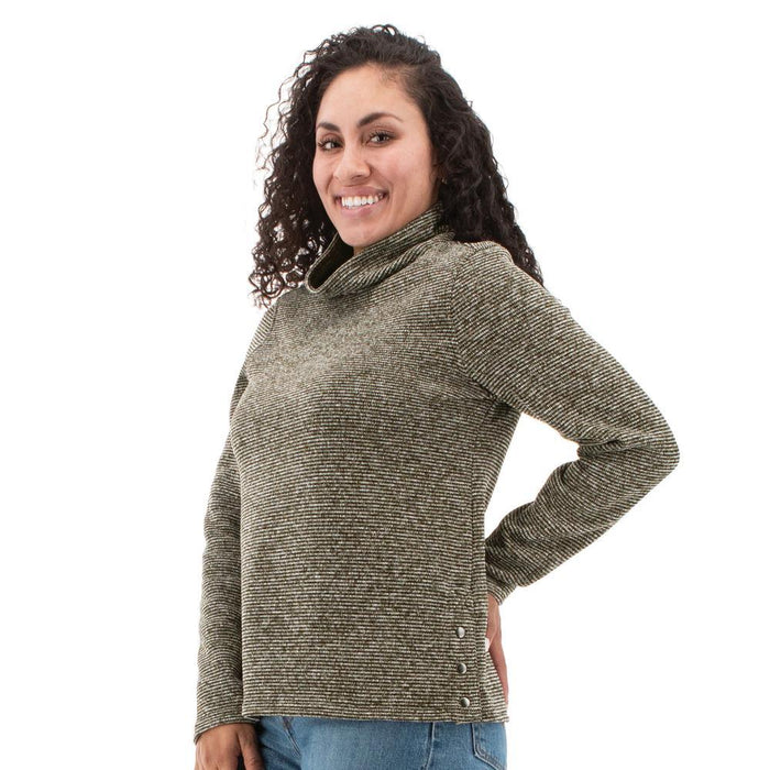 Aventura Womens Mystic Cowl Neck Fleece Pullover