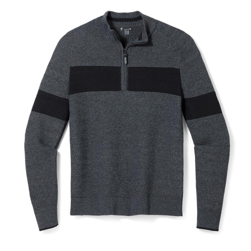 Smartwool Mens Ripple Ridge Stripe Half Zip Sweater