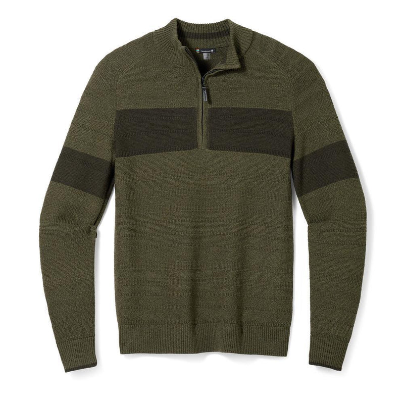 Smartwool Mens Ripple Ridge Stripe Half Zip Sweater