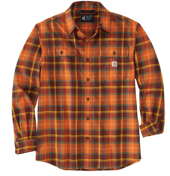 Carhartt Mens Heavyweight Flannel Plaid Shirt