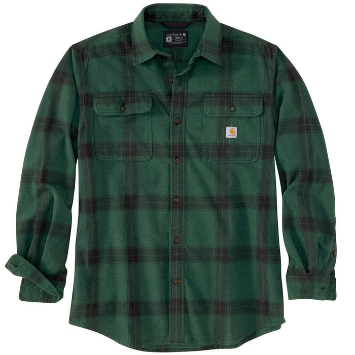 Carhartt Mens Heavyweight Flannel Plaid Shirt