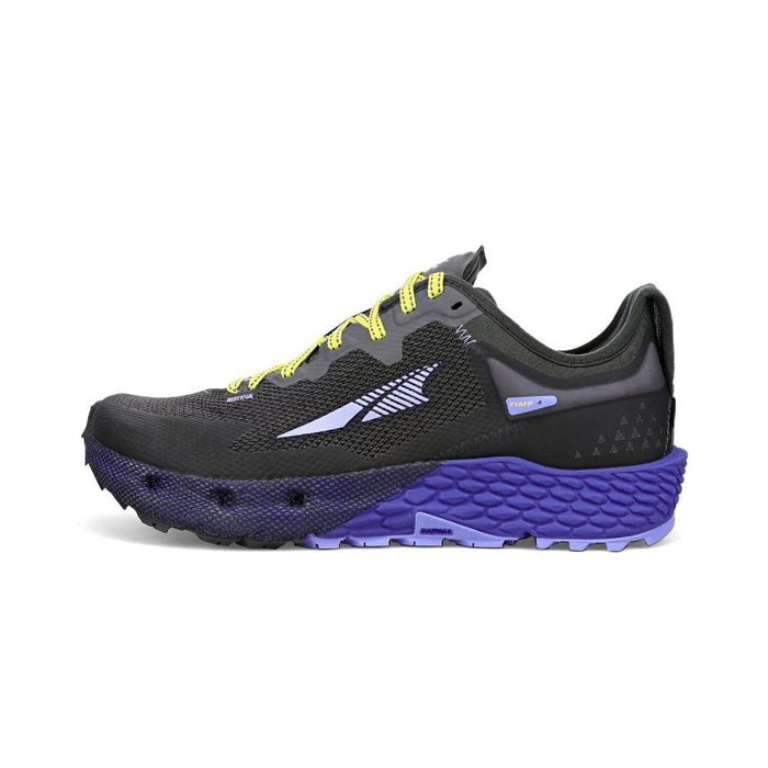 Altra Womens Timp 4 Trail Running Shoe in Grey and Purple