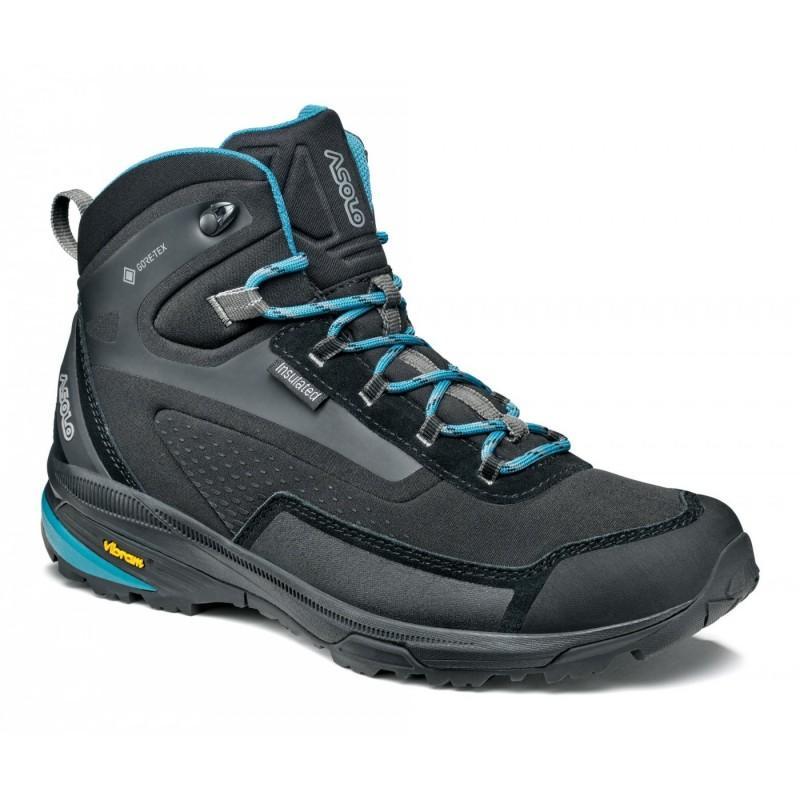 Women's Nuuk GV Hiking Boot with Arctic Grip Sole | Black/Blue Moon