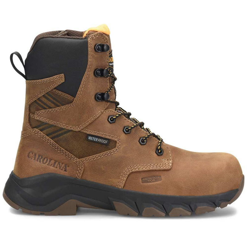 Men's 8" Subframe Waterproof Composite Toe Work Boot | Dark Coffee