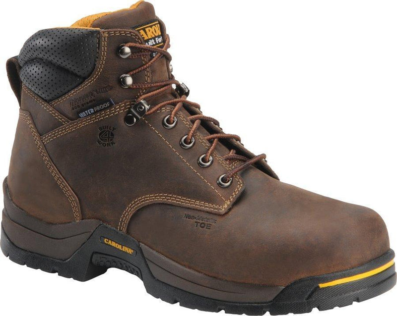 Men's 6" Bruno Waterproof Insulated Soft Toe Work Boot | Gaucho Crazy Horse