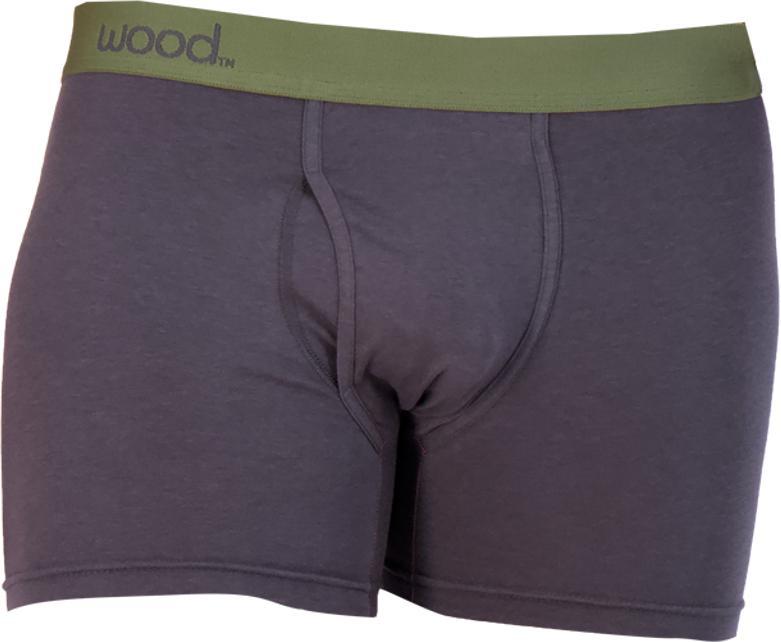 Wood Underwear Mens Boxer Brief with Fly