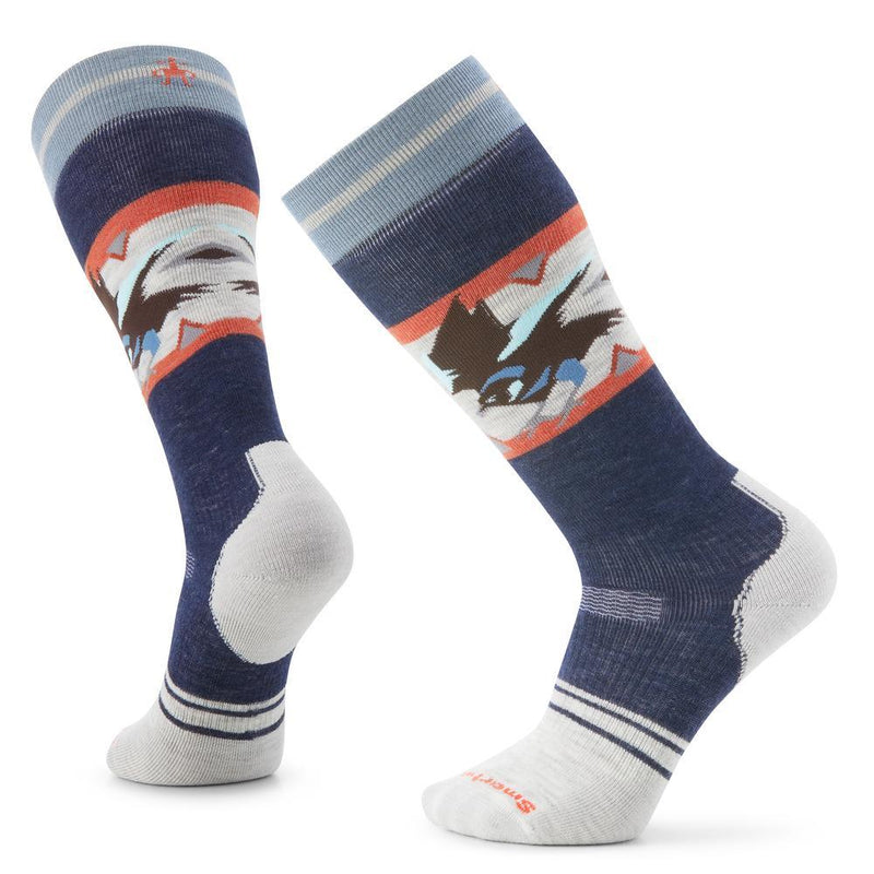 Smartwool Mens Snowboard Targeted Cushion Winter Bird OTC Socks