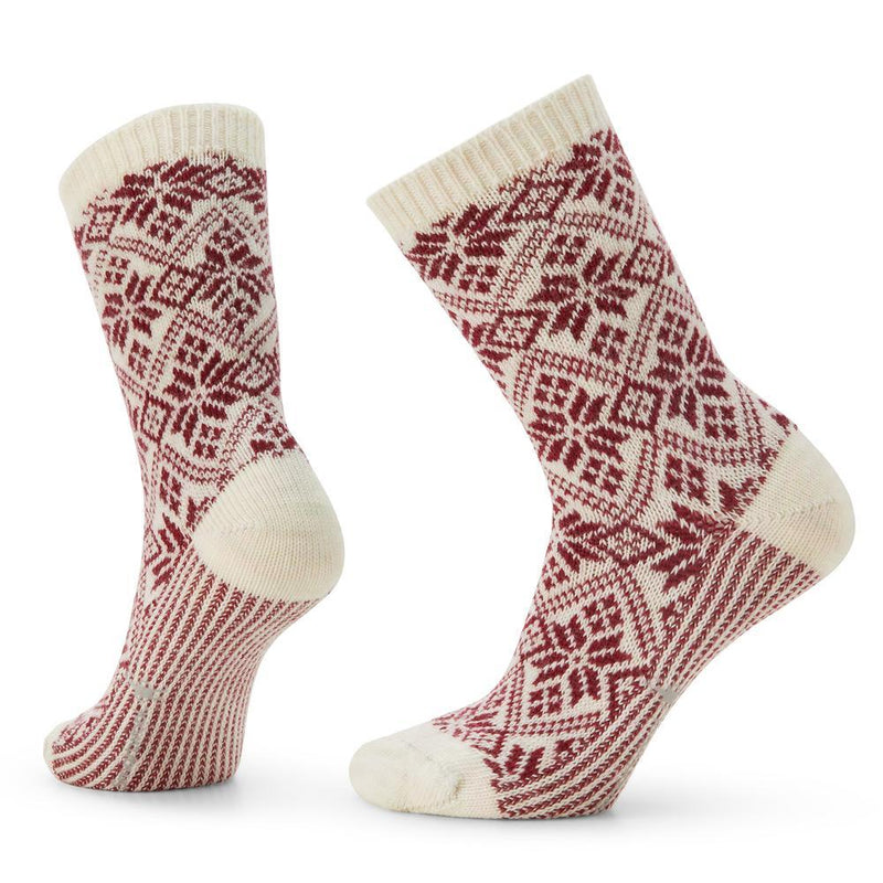 Women's Traditional Snowflake Crew Socks