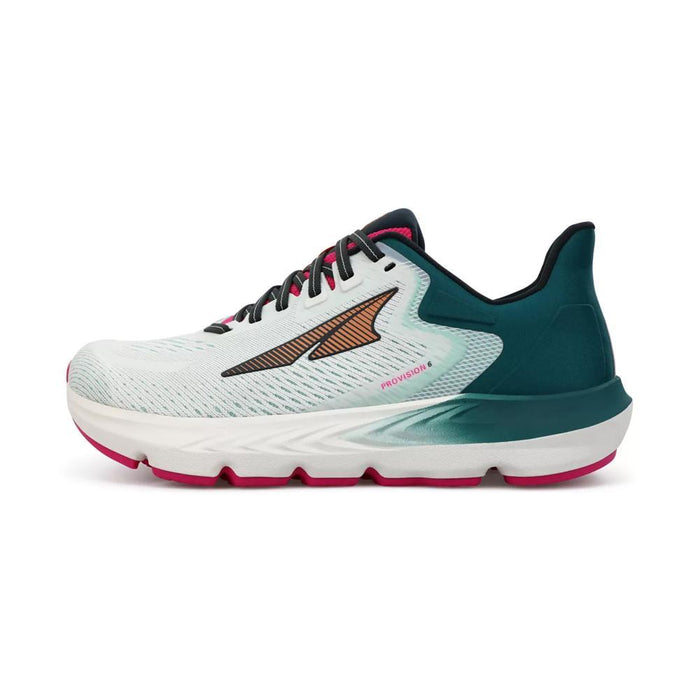 Altra Womens Provision 6 Running Shoe in White and Green