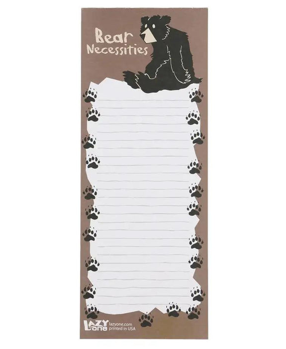 Lazy One Bear Necessities Notepad