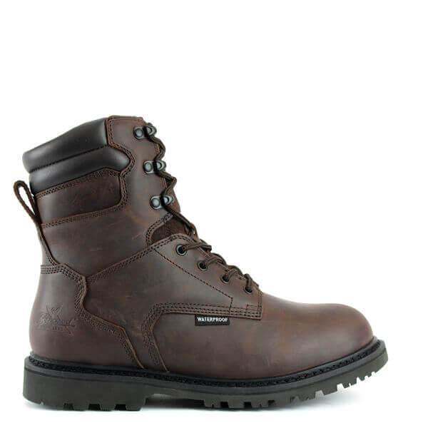 Thorogood Mens VSeries Waterproof Insulated 8in Crazyhorse Soft Toe Boot