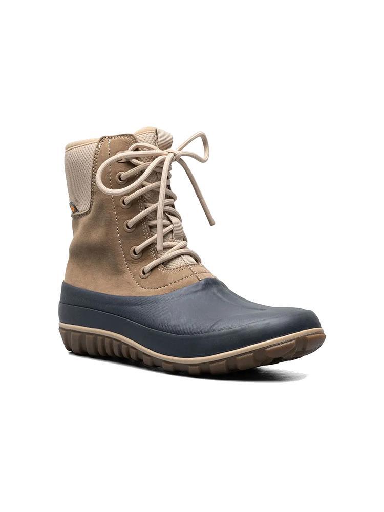 Women's Classic Casual Tall Lace Leather Boots