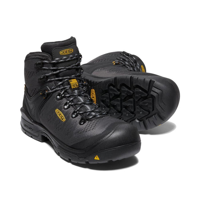 Keen Mens Dearborn 6in Waterproof Carbon Toe Work Boots