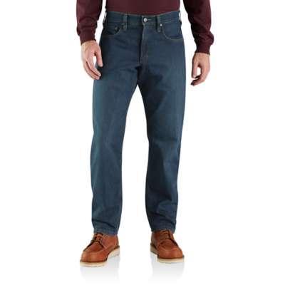Carhartt Mens Rugged Flex Relaxed Fit Fleece Lined 5 Pocket Jeans