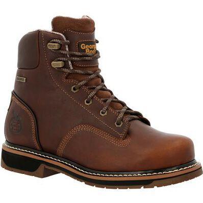 Men's Amp LT Edge Soft Toe Waterproof Work Boot | Brown