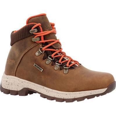 Women's Eagle Trail Waterproof Hiker Work Boots | Brown