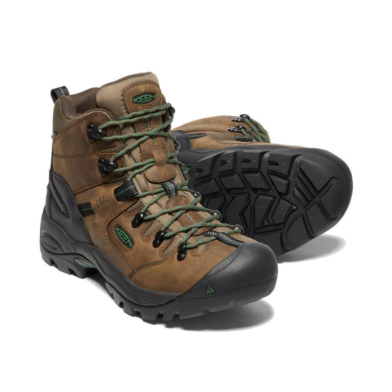 Men's Pittsburgh Energy 6" Waterproof Soft Toe Work Boots | Cascade Brown Greener