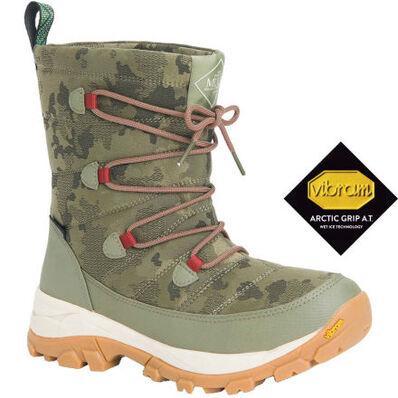 Women's Arctic Ice Nomadic Sport AGAT Lace Winter Boots | Olive/Camo