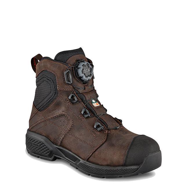 Men's Exos Lite Waterproof Aluminum Toe Boa 6in Boot | Brown