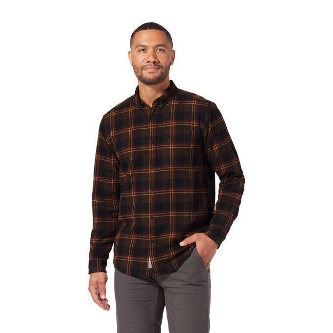 Royal Robbins Mens Lieback Cotton Flannel Button Down Shirt