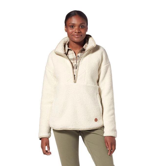 Royal Robbins Womens Urbanesque Half Zip Sherpa Pullover