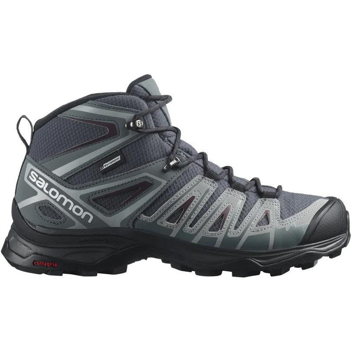 Salomon Womens X Ultra Pioneer Waterproof Mid Hiking Boots in Ebony