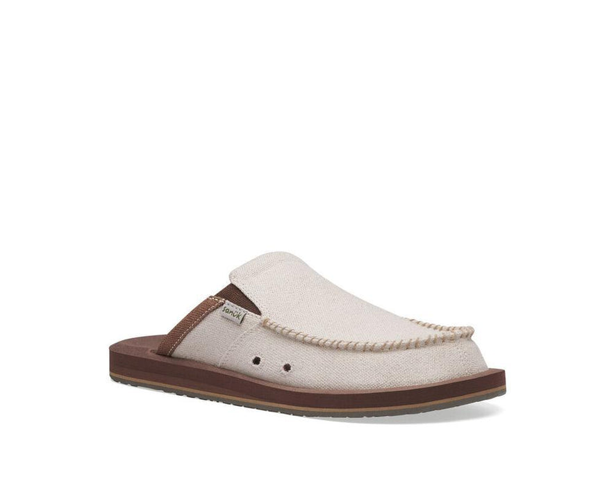 Sanuk Mens You Got My Back Soft Top Hemp Shoes