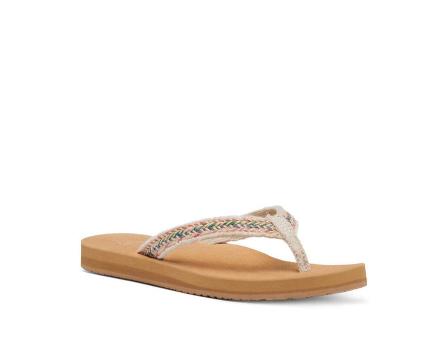 Sanuk Womens Fraidy Jute Sandals