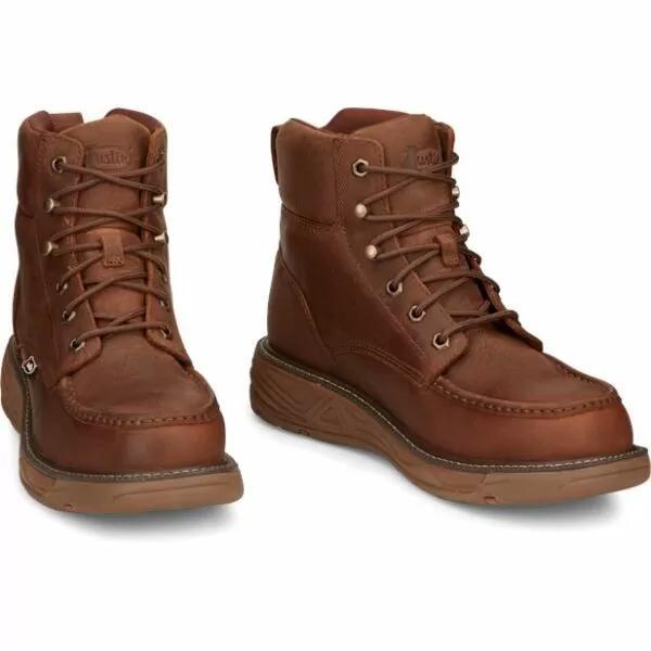 Justin Mens 6in Rush Nano Composite Toe Waterproof Work Boots