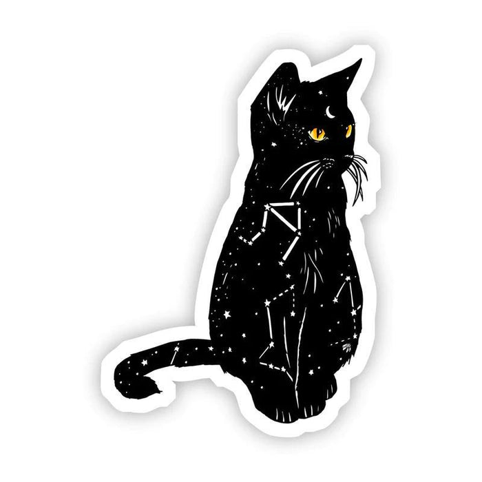 Big Moods Black Cat Constellation Sticker