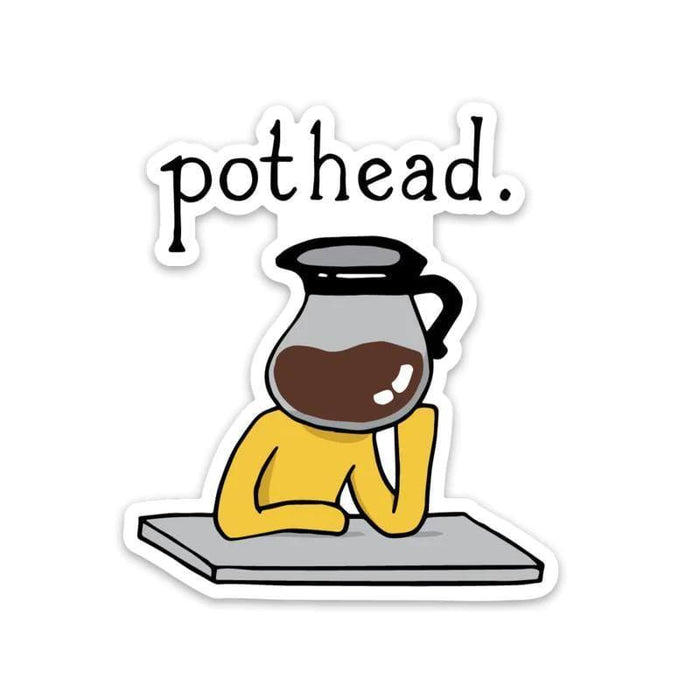 Big Moods Pothead Coffee Sticker