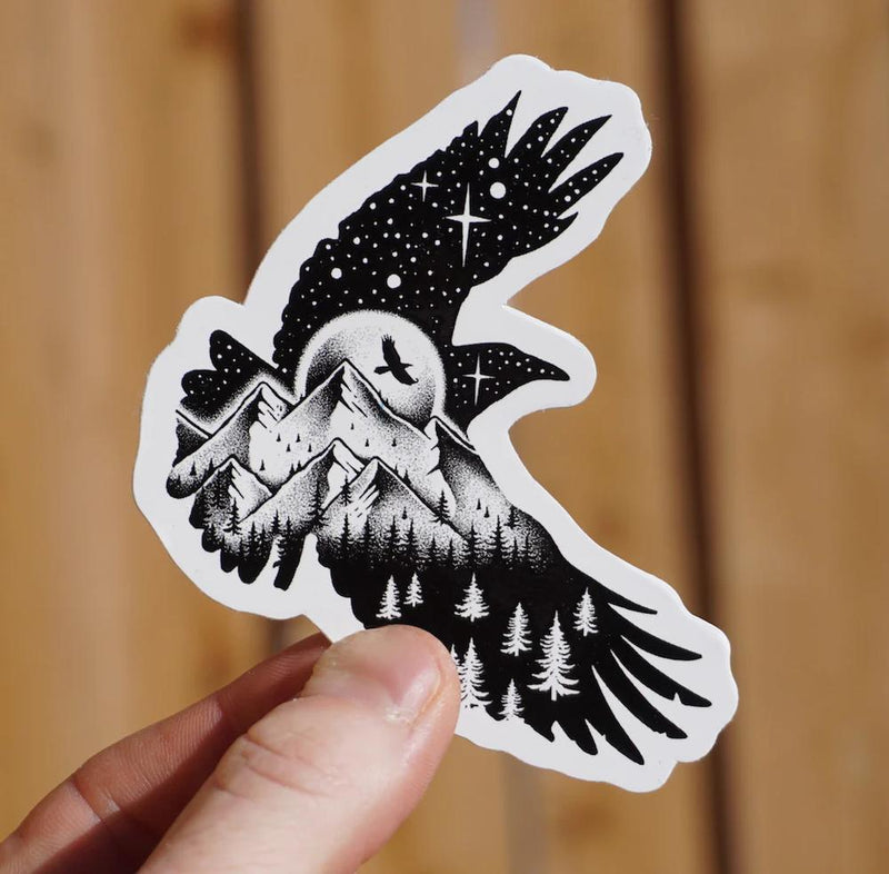 Sticker Art Fly High Eagle Sticker