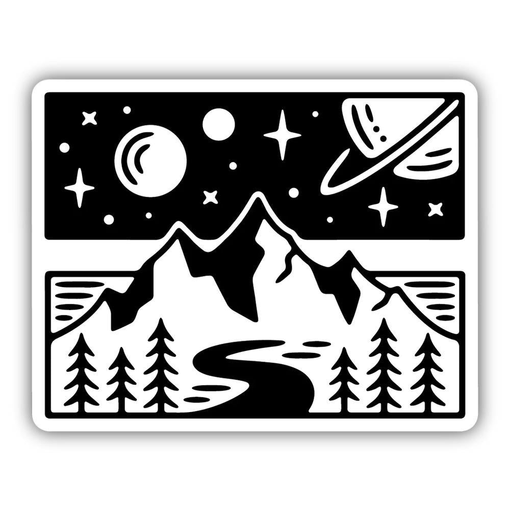 Stickers Northwest Space Mountain Sticker — Kenco Outfitters
