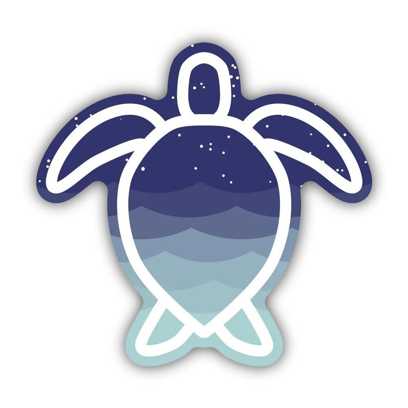 Stickers Northwest Sea Turtle Waves Sticker