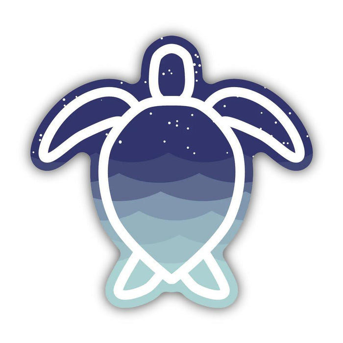 Stickers Northwest Sea Turtle Waves Sticker